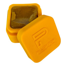 Cola fria dourada box de silicone
