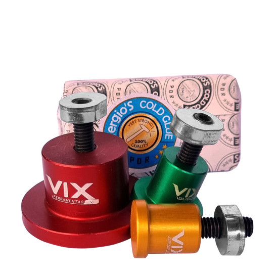 Kit cola fria com 3 ventosas e uma cola fria azul 20g Kit cola fria com 3 ventosas e uma cola fria azul 20g