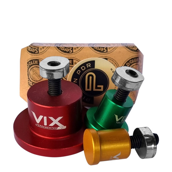 Kit cola fria com 3 ventosas e uma cola fria dourada 20g