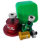 Kit cola fria com 3 ventosas e uma cola fria verde box de silicone