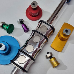 Kit cola fria azul box de silicone repuxadeira e 6 ventosas