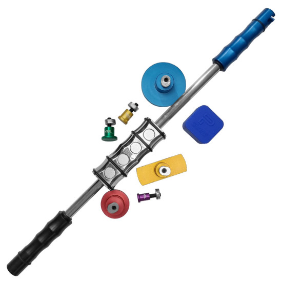Kit cola fria azul box de silicone repuxadeira e 6 ventosas